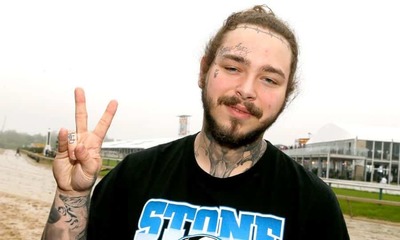 Musical artist Post Malone attends The Stronach Group Chalet
