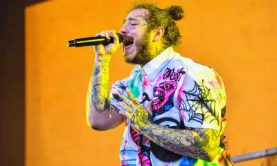 Post Malone performs during Lollapalooza 2018