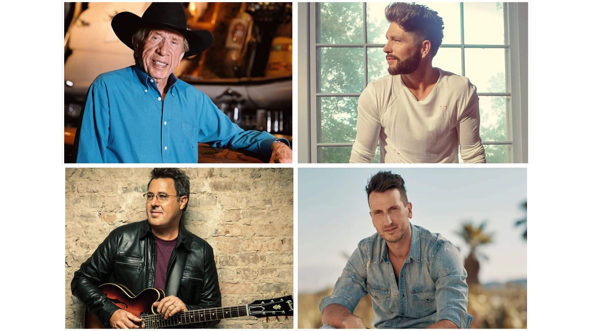 131 Boy Country Singers and Their Hits