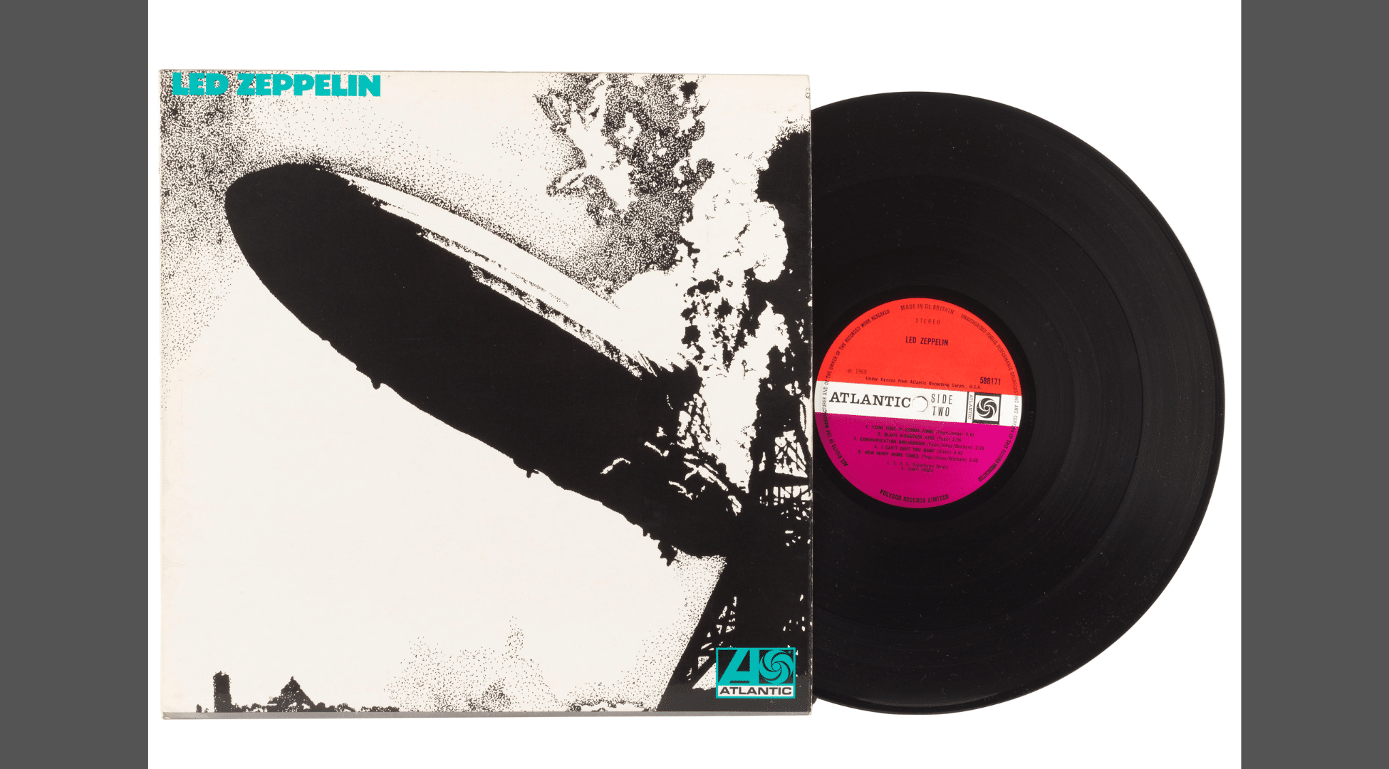 Led Zeppelin – Led Zeppelin I (Turquoise Lettering)