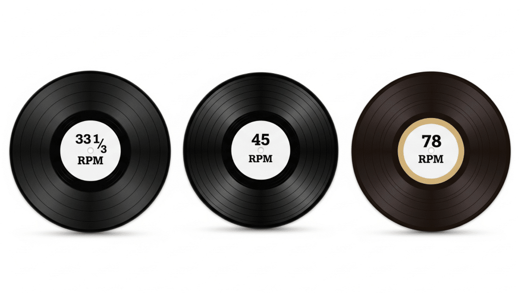 The 3 Main Record Speeds